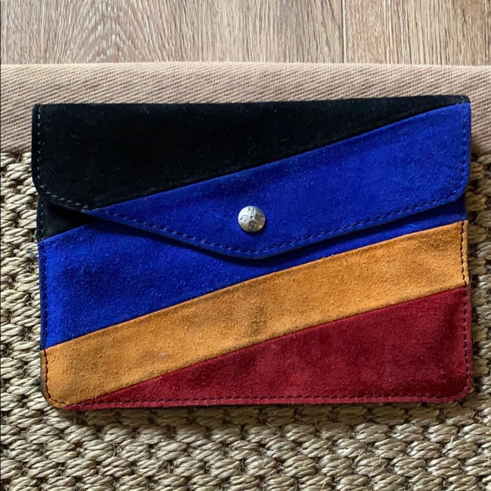 Patricia Nash Suede clutch